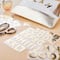 12 Packs: 62 ct. (744 total) Iron-On Gold Foil Block Alphabet by Make Market®